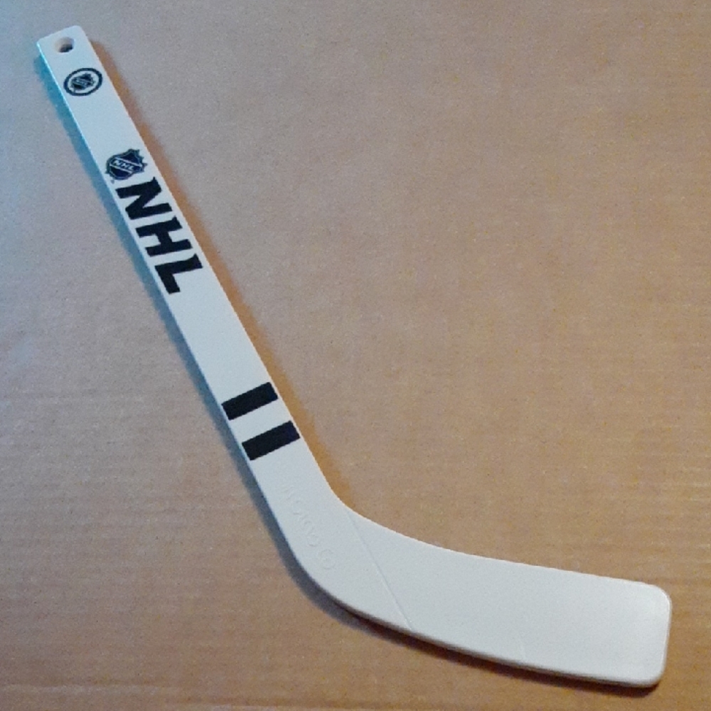 InGlasCo NHL White and Black Mini Hockey Stick
